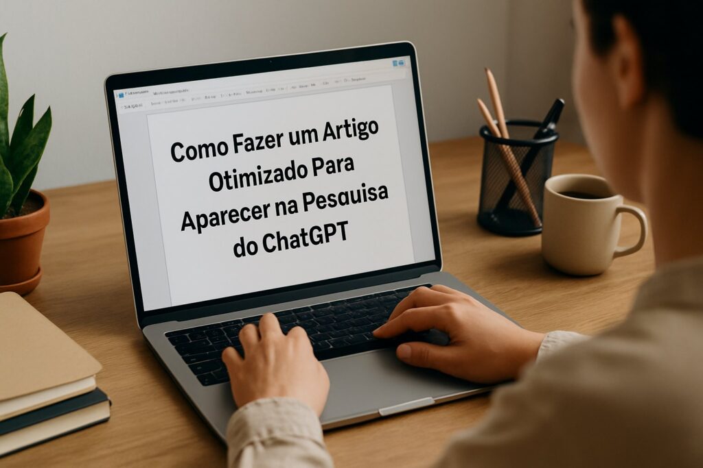 Como Fazer um Artigo Otimizado Para Aparecer na Pesquisa do ChatGPT