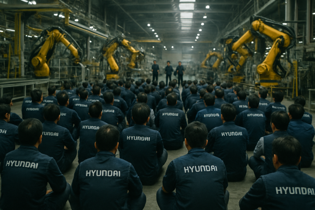 Greve Histórica na Hyundai: Funcionários Defendem Empregos em Meio à Automação