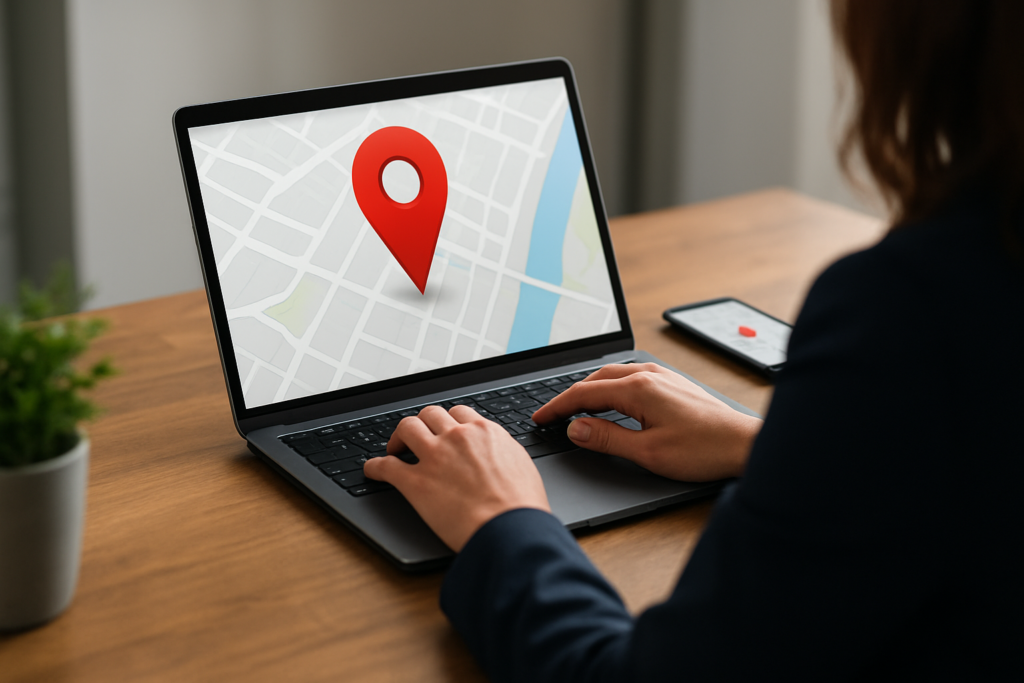 Mapas interativos de geolocalização destacando pontos de interesse para otimizar SEO local e atrair público próximo ao blog.