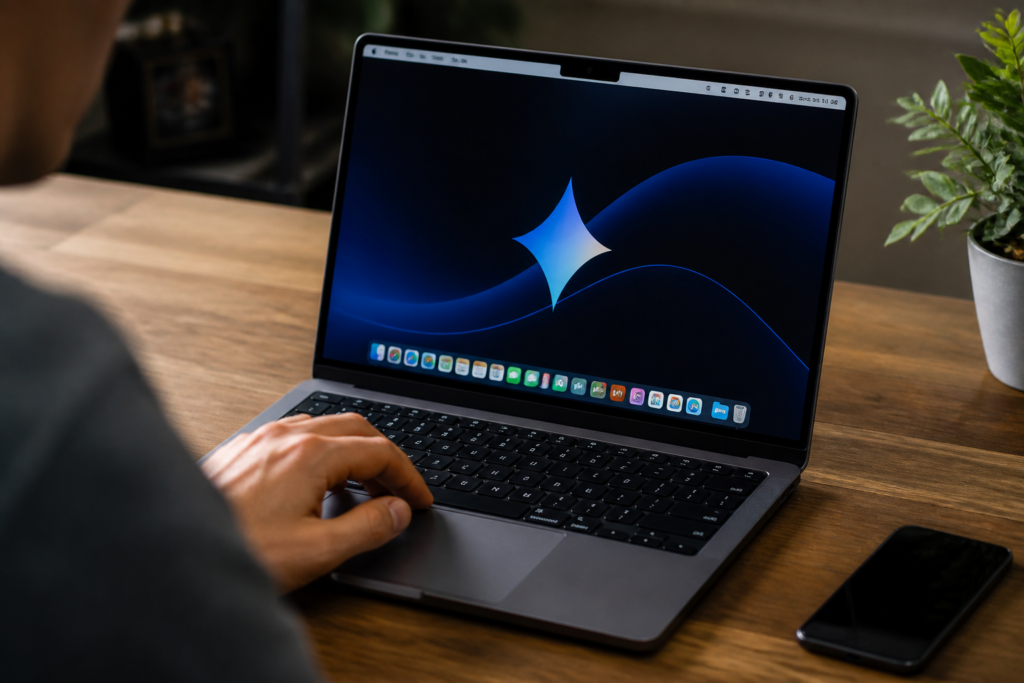 Imagem ilustrativa: Google integra Gemini ao teclado do Mac com atalho rápido e funcionalidade por voz