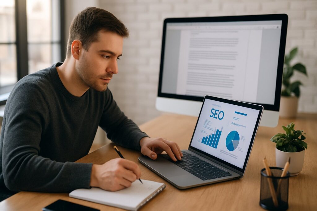 Passo a passo para otimizar artigos gerados para SEO usando ferramentas da BIA Web