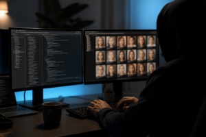 Imagem ilustrativa: repositório de IA sem controle é usado para criar imagens íntimas sem consentimento