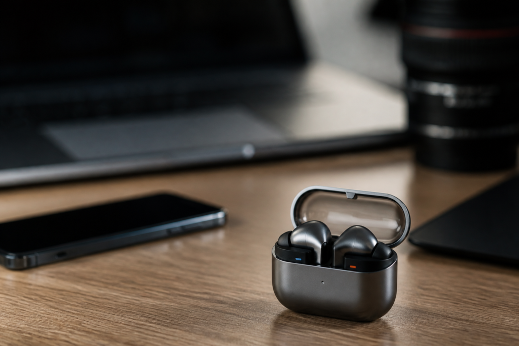 Imagem ilustrativa: Samsung Galaxy Buds4 Pro traz inteligência artificial avançada mas limitações no ecossistema podem pesar