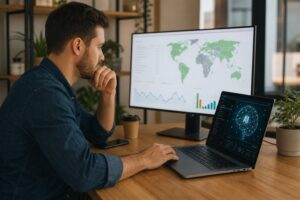 Como funciona um blog com ia focado em seo e geo para gerar receita passiva