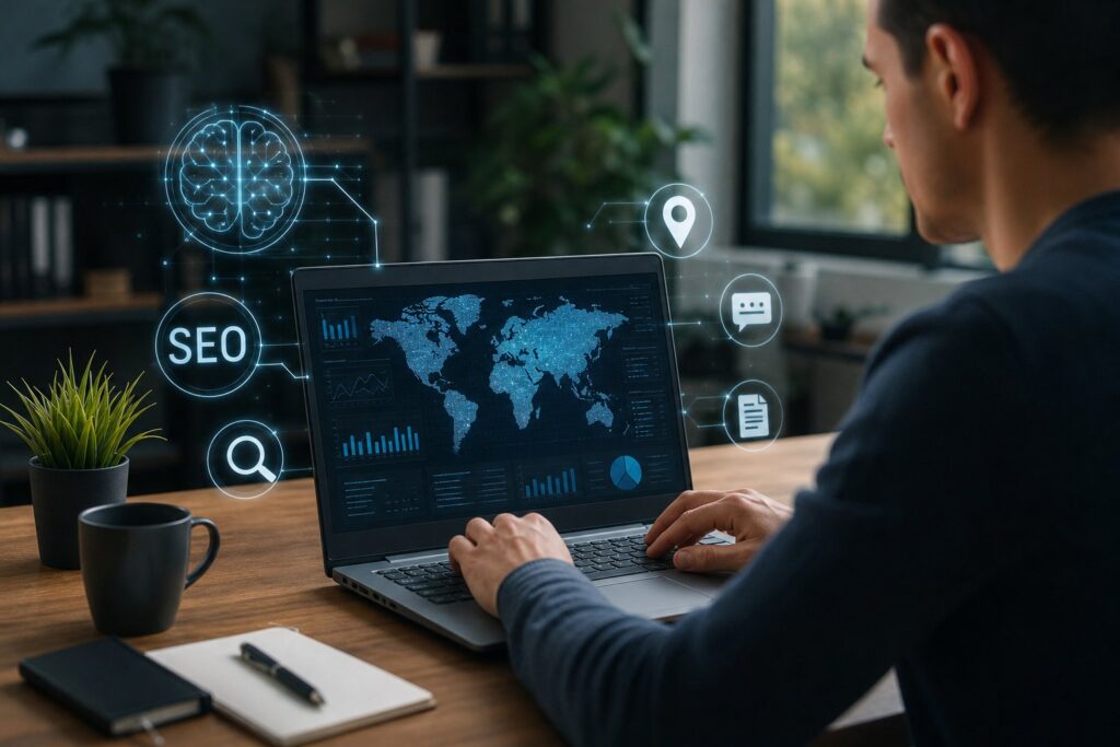 Seo e geo: como a inteligência artificial redefine a produção de blogs automáticos
